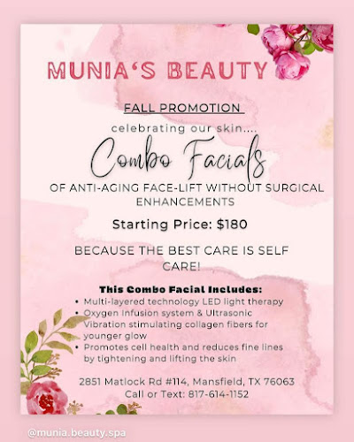 Munia’s Beauty Spa (( inside Delaney Salons))
